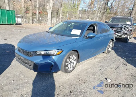 2026 Honda Civic Lx from USA, damaged, VIN 2HGFE2F27TH536879